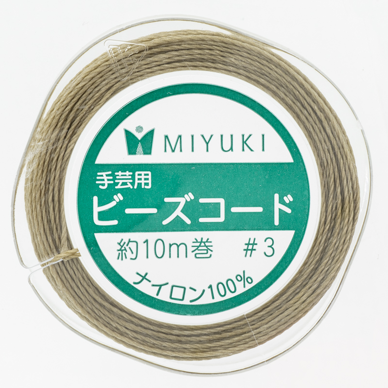 ビーズコード（#3）|K4560|クリーム,ベージュ,カーキ,ゴールド,ローズ